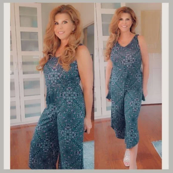 Style & Co. Drawstring-Waist Jumpsuit - Picture 1 of 5